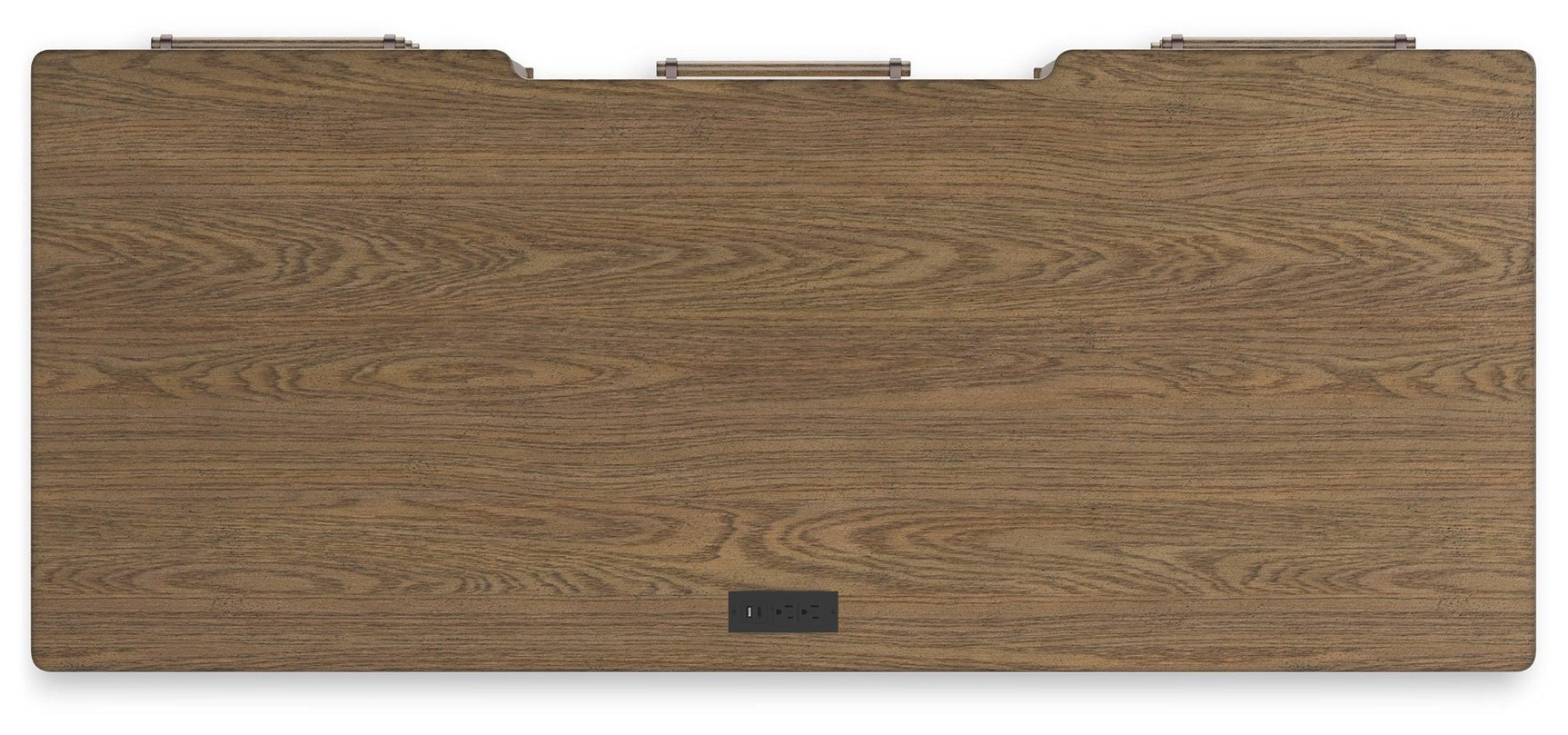 Roanhowe 68 inch brown oak home office desk with chair