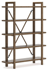Roanhowe 71-inch bookcase showing shelves