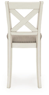 Robbinsdale Antique White Counter Height Barstool view 6