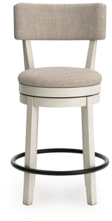 Robbinsdale Antique White Counter Height Barstool view 4