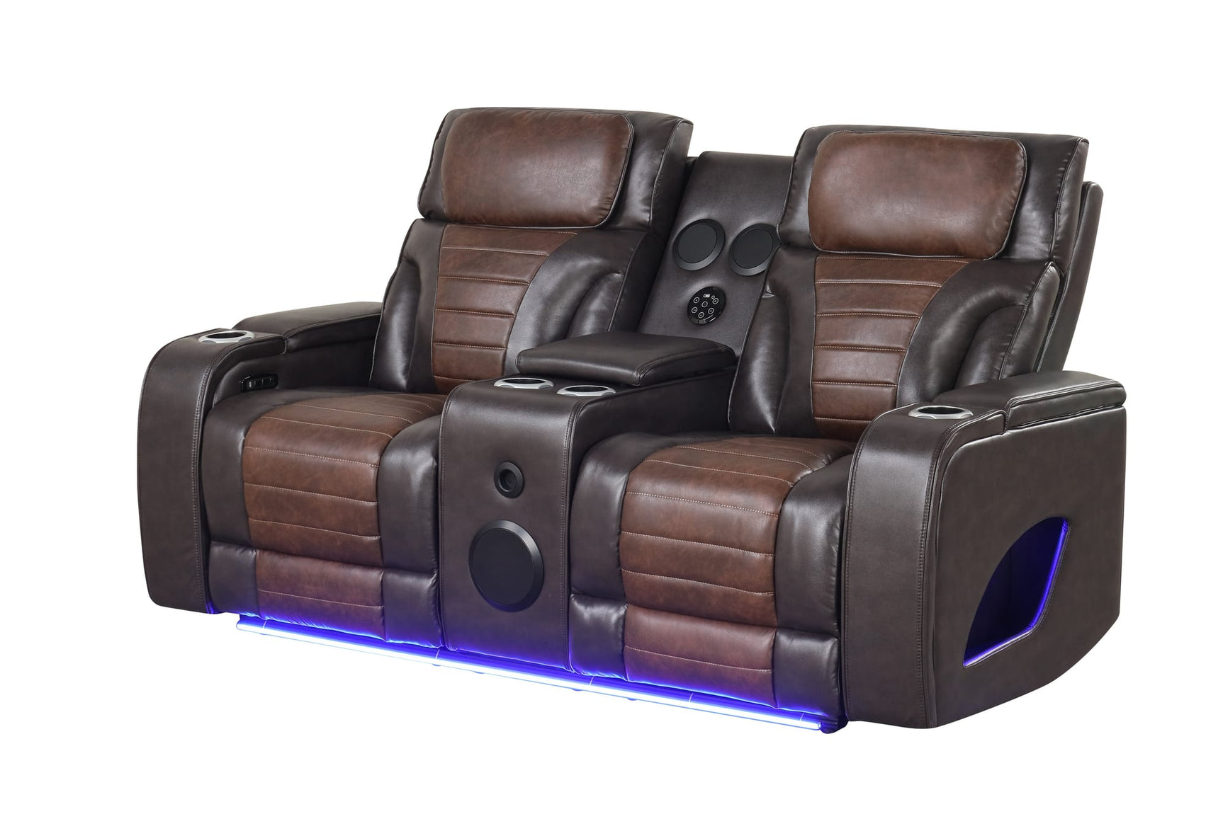 Robin Brown Air Leather Reclining 3-Piece Living Room Set view 3