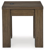 Rosswain table detail of wireless charging pad