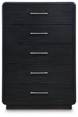 Rowanbeck chest of drawers open drawer view
