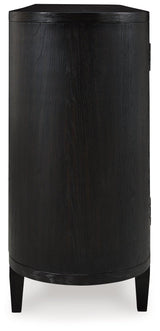 Rowanbeck Black Dining Server side profile