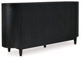 Rowanbeck Black Dining Server hardware close-up