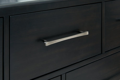Rowanbeck Black Dresser drawer glide demonstration