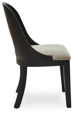 Rowanbeck chair in dining room setting