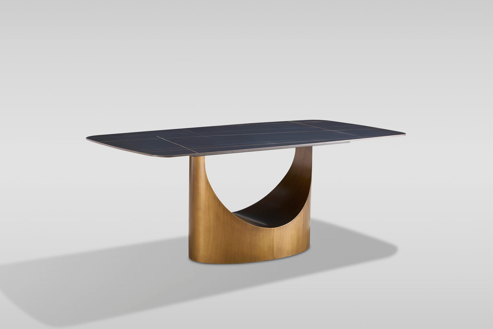 Roxy Black and Bronze 5 or 7-Piece Dining Set with Sintered Stone Table and Toni Chairs view 7