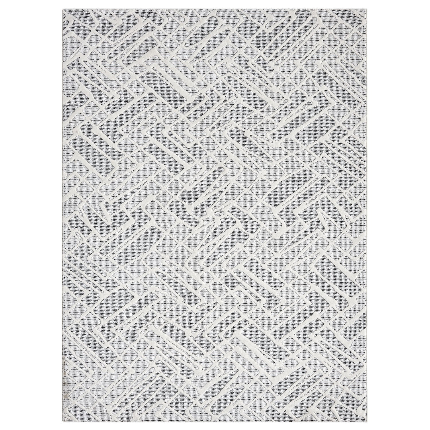 Rubix 892 Asteroid 5x7 Area Rug from Decor Furniture