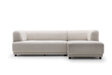 room view of Jenna Ivory 2-Piece Raf Sectional sectional sofa