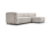 main view of Jenna Ivory 2-Piece Raf Sectional sectional sofa