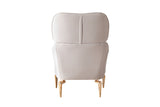Side profile of loveseat