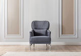 Close detail of loveseat upholstery