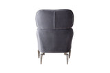 Front angled view of loveseat and sofa