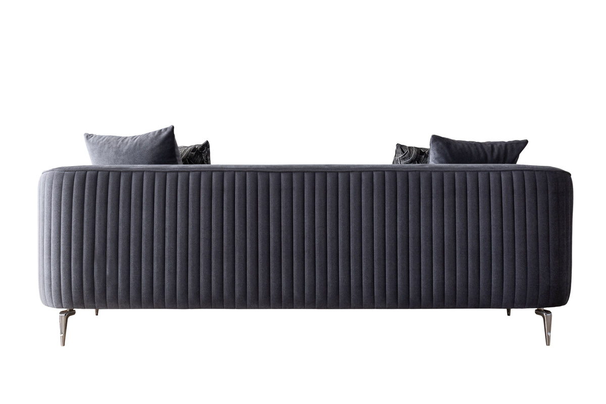Close-up of sofa velvet texture