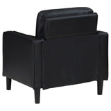 Front view highlighting seat cushions on Ruth Sofa