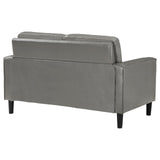 Ruth Loveseat in a living room setting with coordinated decor