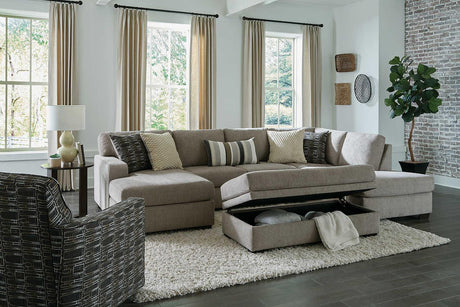 Bri Pewter 2-Piece Sectional Sofa main view