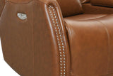 Adjustable power headrest on Victor recliner