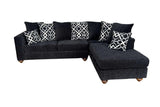 Close-up of Zander Graphite Sectional fabric detail