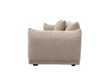Side profile of Homey Brown Living Room Set