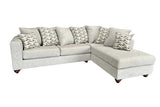 Decora Grey Sectional sofa side view