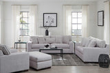 Grady Grey Accent Chair front angle view