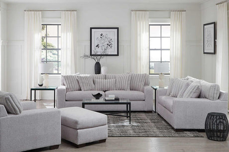 Grady Grey Living Room Set main view sofa and loveseat