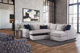 Willett Stone sectional sofa side view