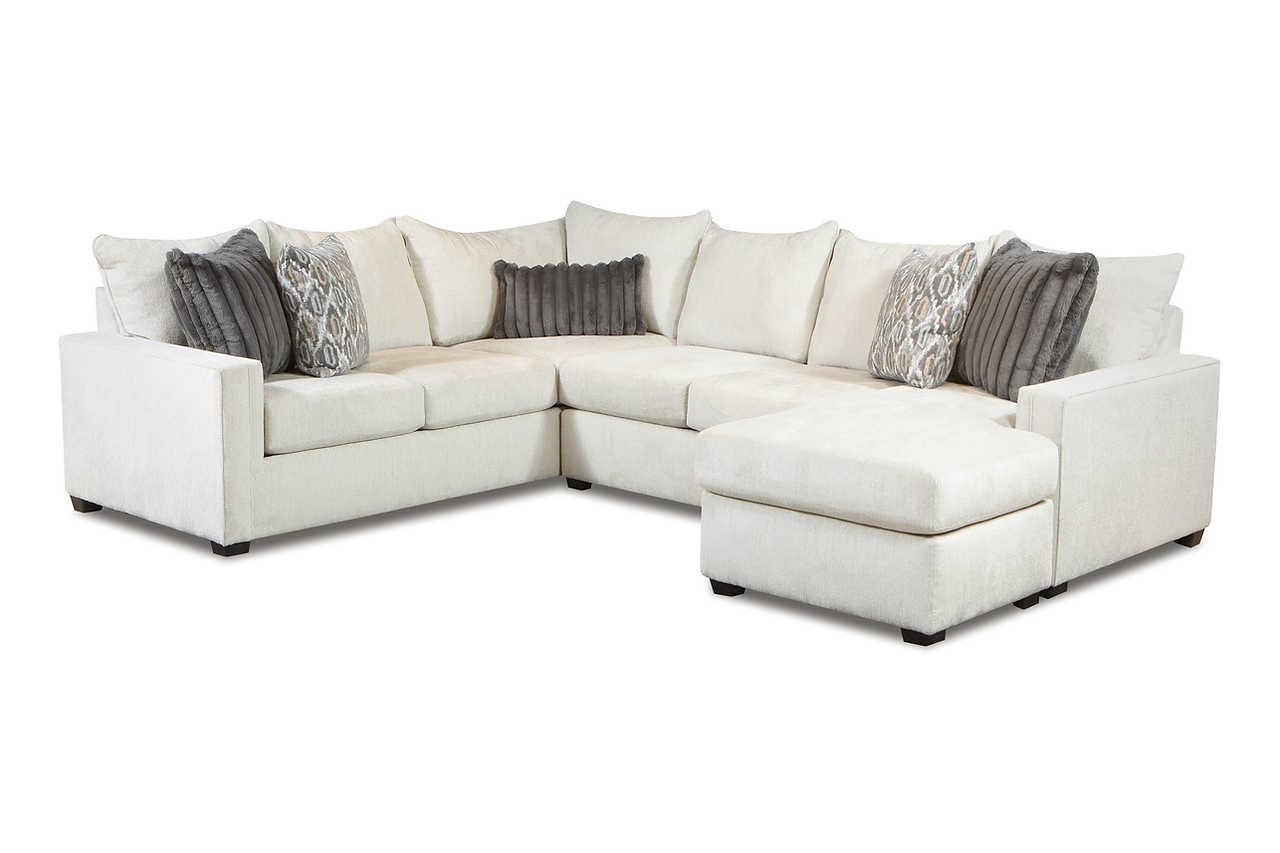 Willett Stone sectional sofa in room setting