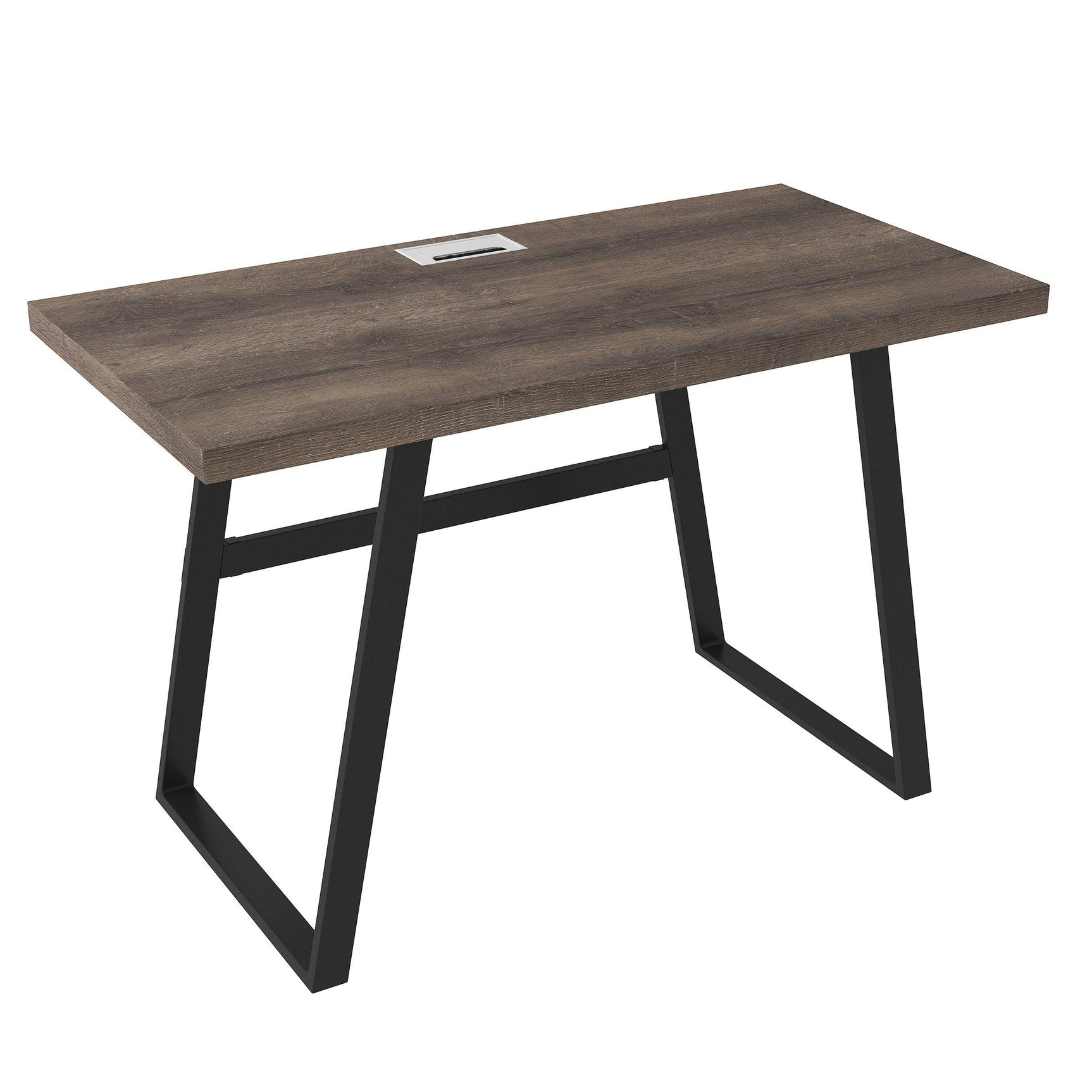 Arlenbry Small Desk angled view highlighting drawers and keyboard tray