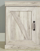 EW0331-268 60 inch whitewash TV stand front view