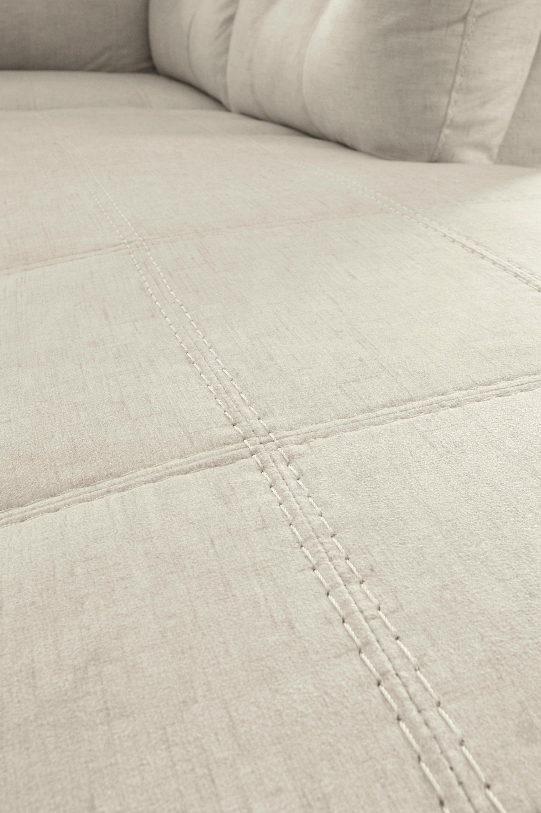 Close-up detail of upholstery on Ashley 808-06 sectional