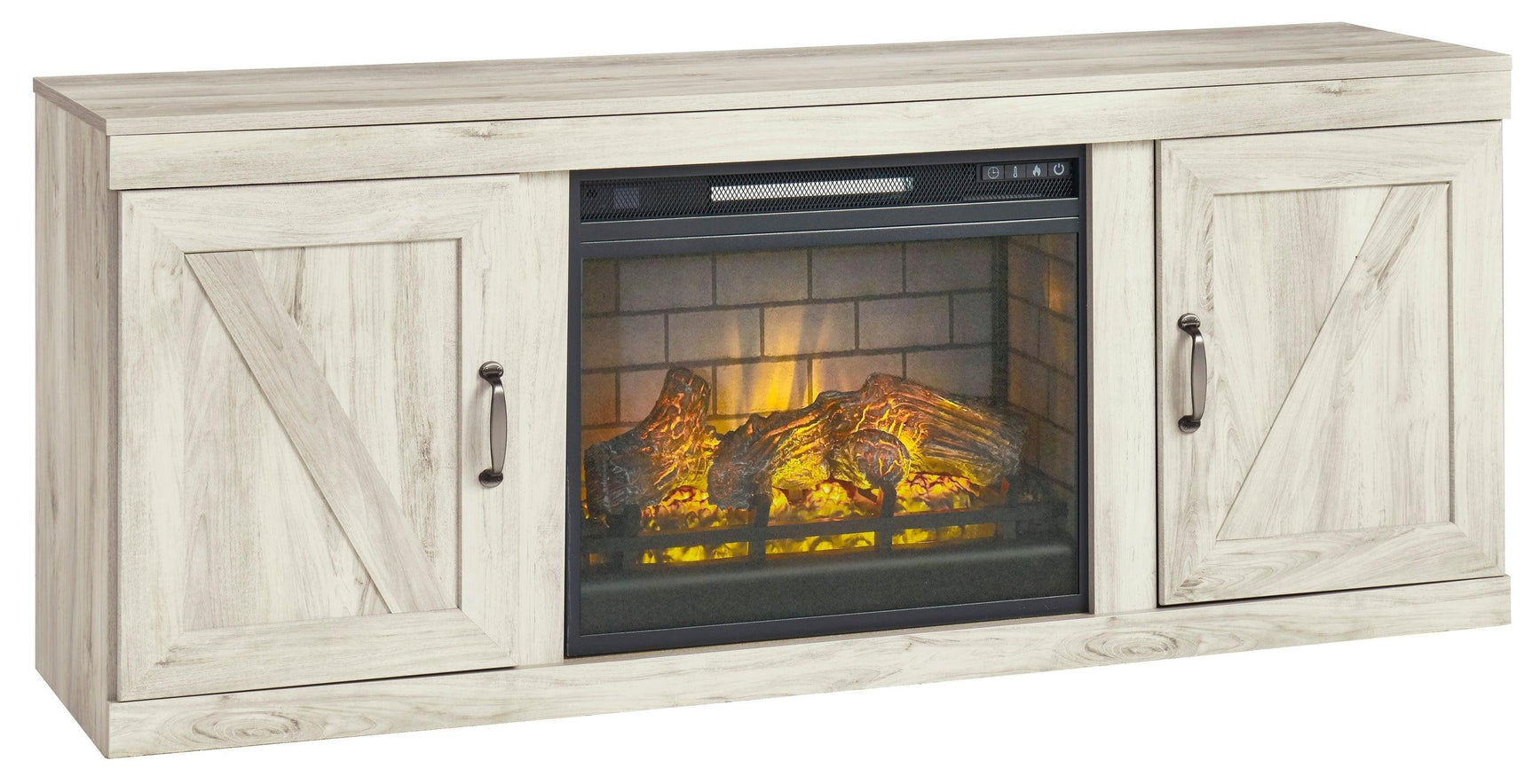 Ew0331-268 - Tv Stand W/fireplace 60"L - Ella Furniture
