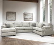 Brentwood Oatmeal Linen Chenille Sectional sectional sofa main view