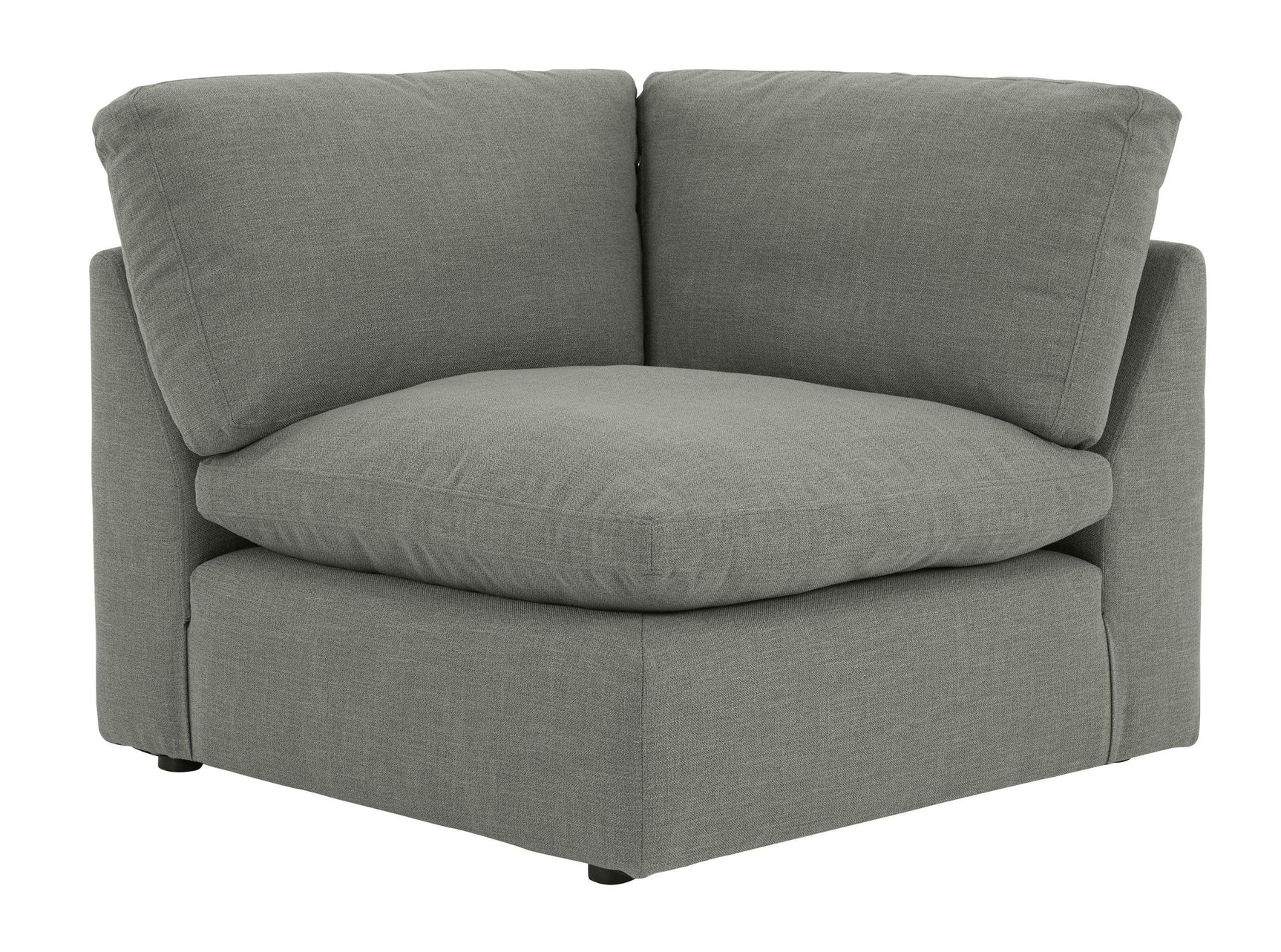 Elyza Gray Modern Contemporary Traditional Sleek Fabric Sectional Oversized, High Quality Sofaloveseat - Ella Furniture