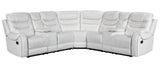 Martin61 reclining sectional sofa side view