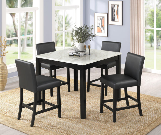 main view of Dior Black Dining Room Set dining room furniture