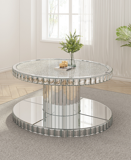Zom Mirror Coffee Table full top view