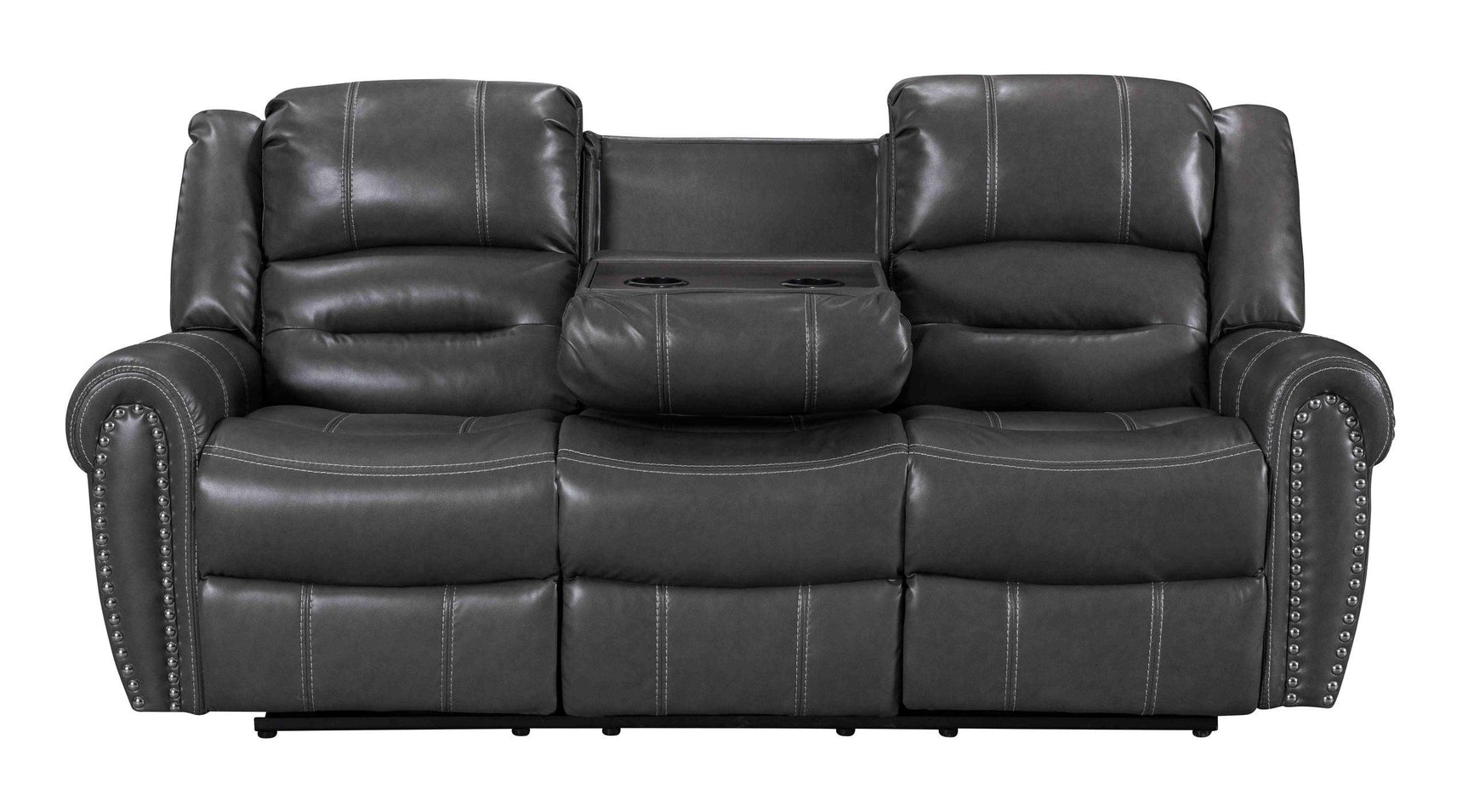 Lexington2023 Gray 3-Piece Reclining Living Room set side view