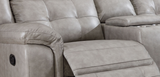 Jacob Stone Reclining Sectional sofa rear angle