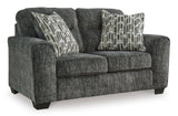 Alternate main view of Ashley 505-04 Sofa and Loveseat in gunmetal upholstery