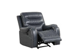 Ashley2004 oversized 3-piece reclining set close-up