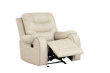 Ashley2005 Oversized 3-Piece Reclining Set close-up of sofa arm and console