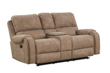 Rocker Swivel Recliner angled view in stone color