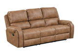 Titan Saddle loveseat with storage console and USB ports