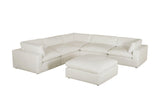Side view of XL Cloud Sand sectional sofa