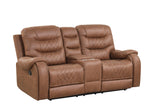 Ashley3001 oversized 3-piece reclining loveseat with storage console