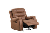 Ashley3001 oversized 3-piece reclining glider recliner side view