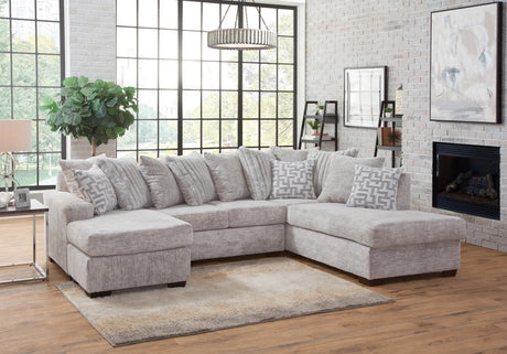 Flowy Galactic Oyster sectional sofa main view